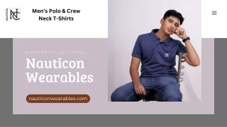 Buy Men's Premium T-Shirts New Collections For Summer-Nauticon Wearables