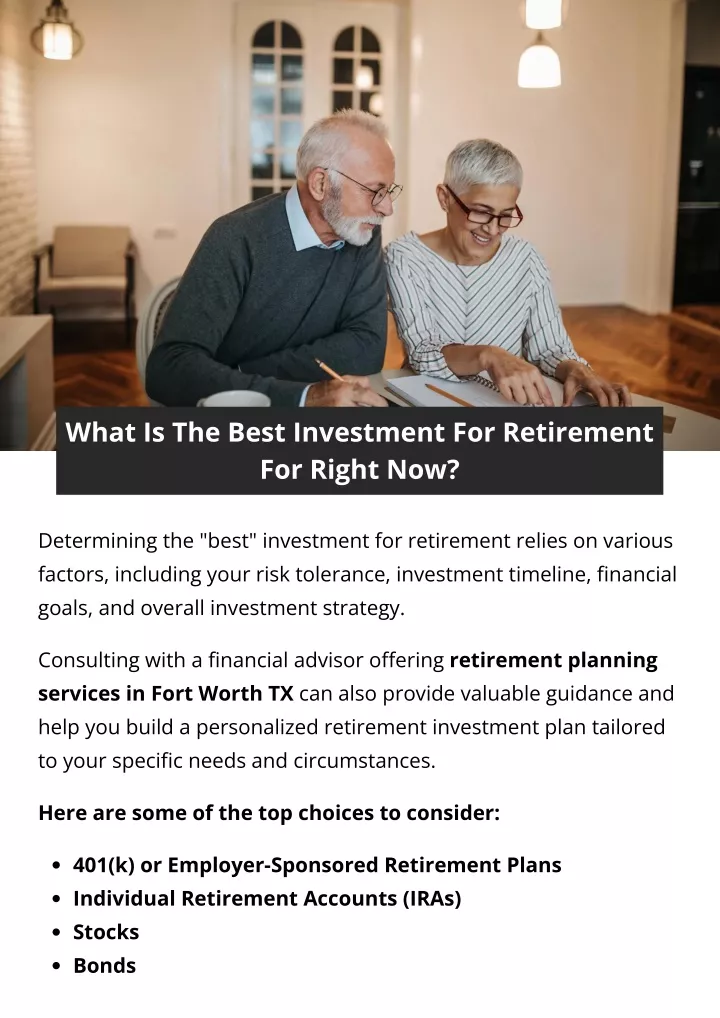 what is the best investment for retirement