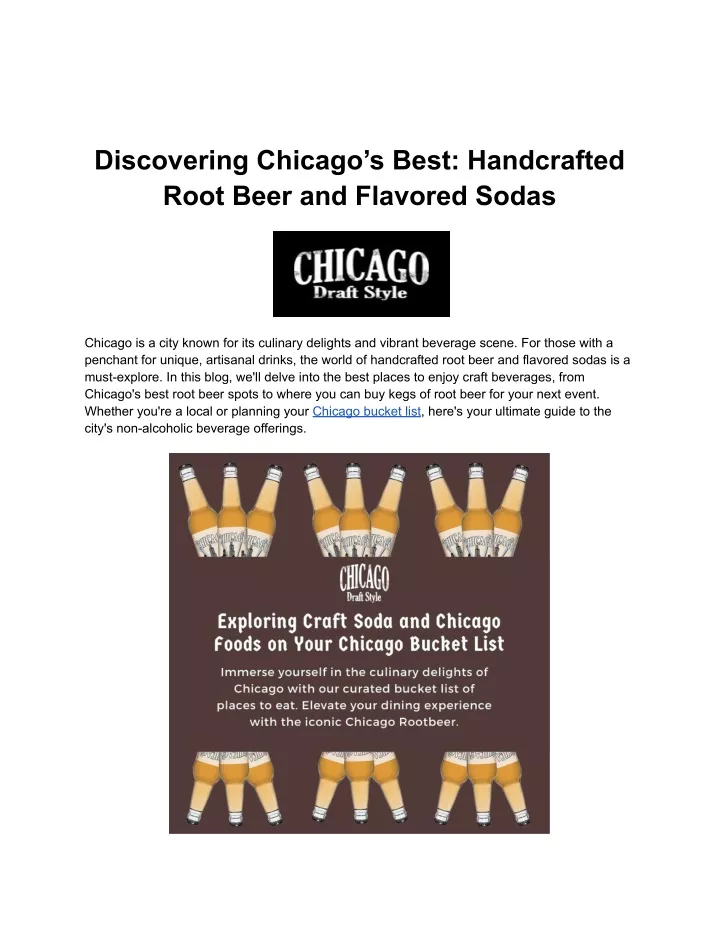 discovering chicago s best handcrafted root beer