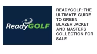 The Ultimate Guide to Green Blazer Jacket and Masters Collections for Sale