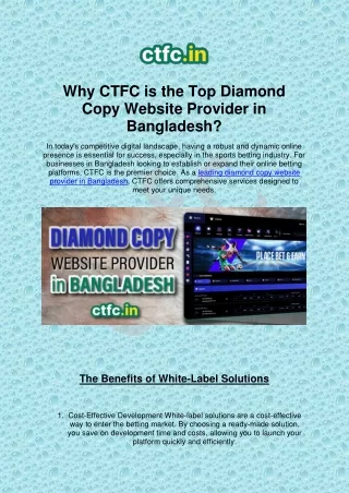The Benefits of Using Diamond Copy Website Provider in Bangladesh
