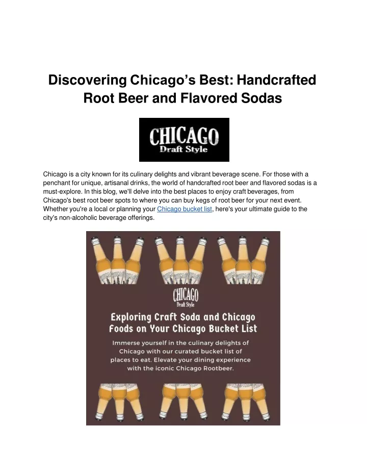 discovering chicago s best handcrafted root beer and flavored sodas