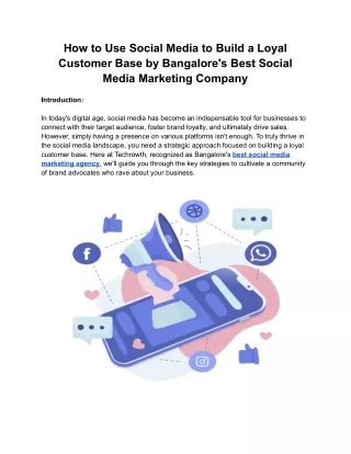 how to use social media to build a loyal customer