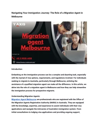 navigating your immigration journey the role