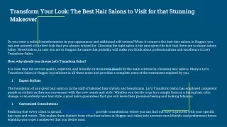 Transform Your Look_ The Best Hair Salons to Visit for that Stunning Makeover