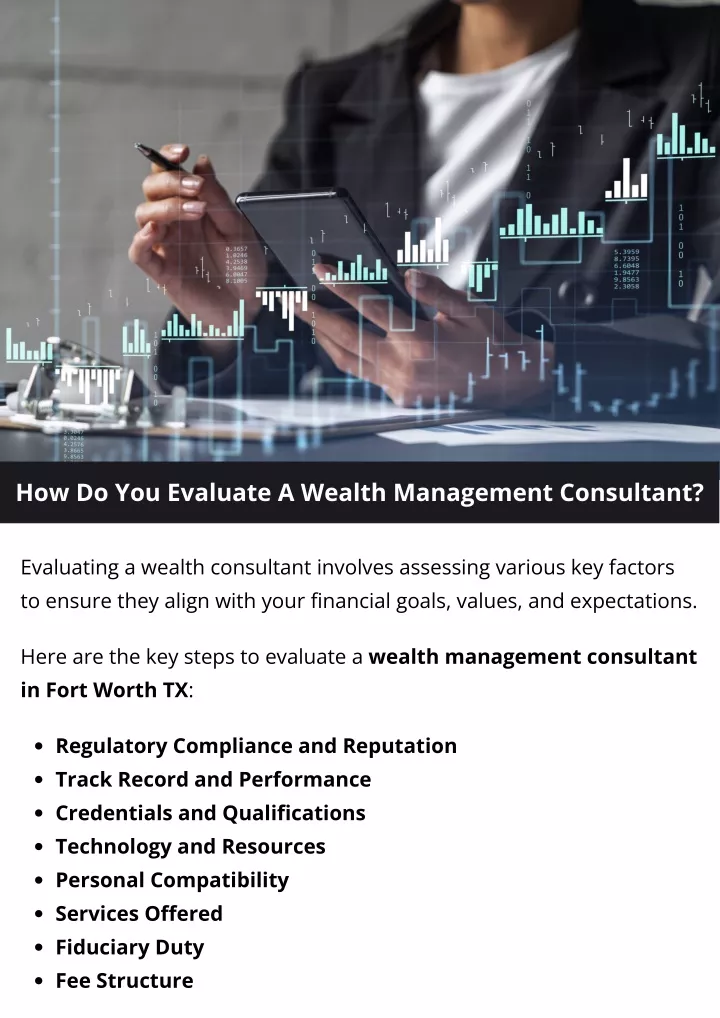 how do you evaluate a wealth management consultant