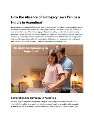 How the Absence of Surrogacy Laws Can Be a Hurdle in Argentina_.docx