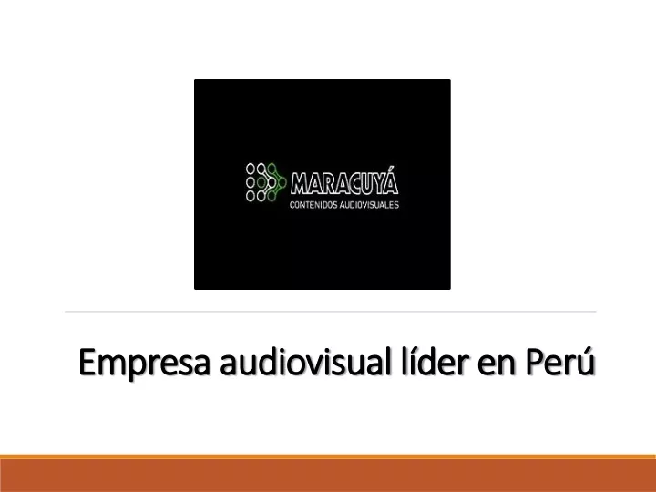 empresa audiovisual l der en per