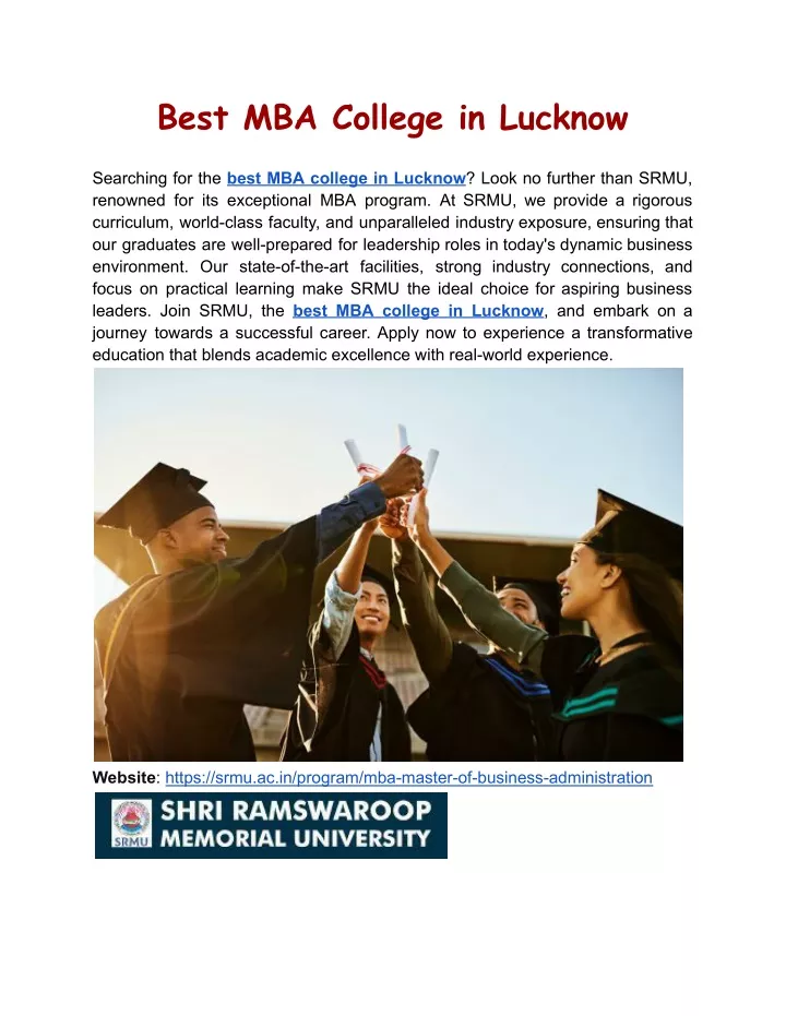 best mba college in lucknow