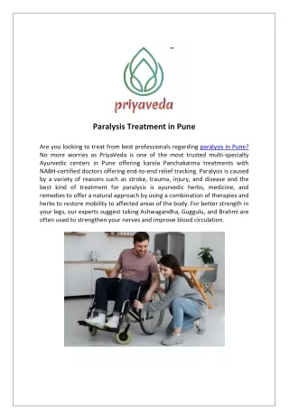 Paralysis Treatment in Pune