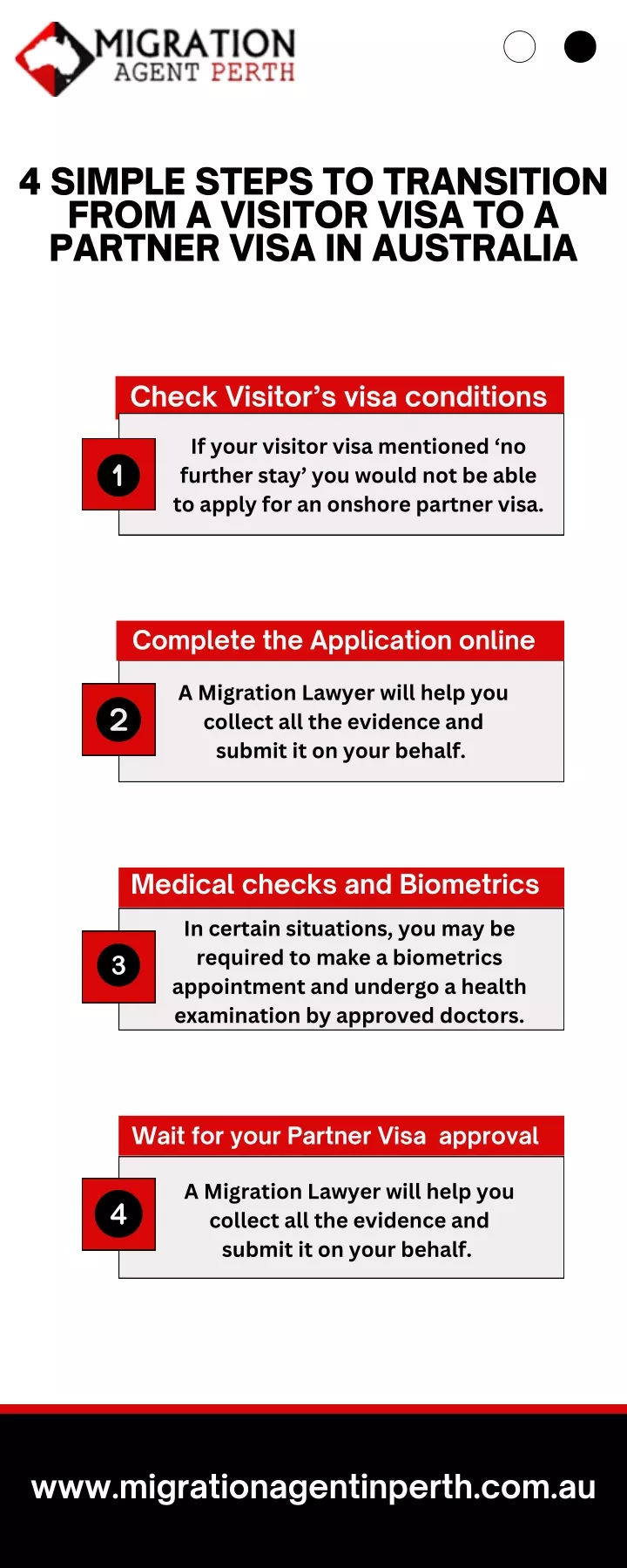 4 simple steps to transition from a visitor visa