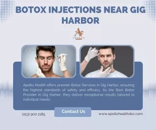 Botox Injections near Gig Harbor