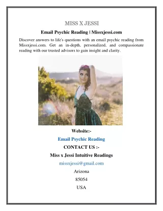 Email Psychic Reading  Missxjessi