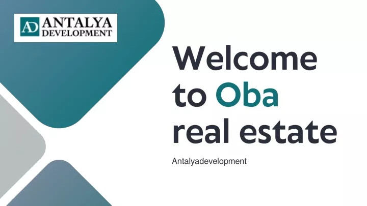 welcome to oba real estate