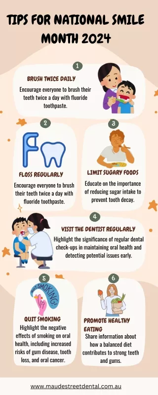 Tips for National Smile Month 2024