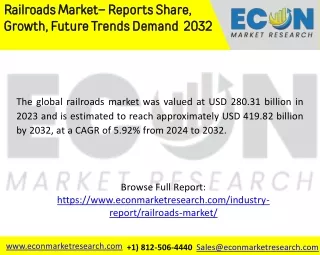 railroads market reports share growth future