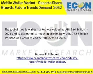 mobile wallet market reports share growth future