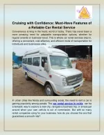 car rental service in noida - slide 1