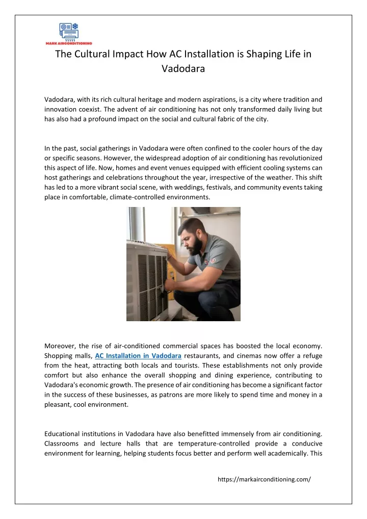 the cultural impact how ac installation