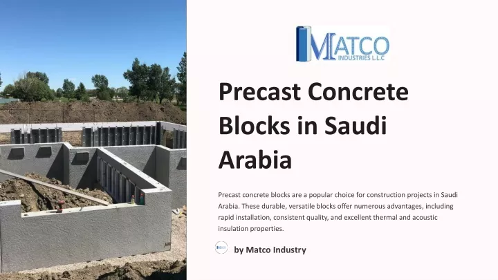 precast concrete blocks in saudi arabia