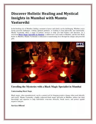 Discover Holistic Healing and Mystical Insights in Mumbai with Mamta Vastureiki