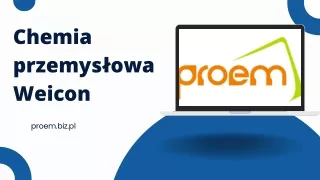 Chemia przemysłowa Weicon - proem.biz.pl