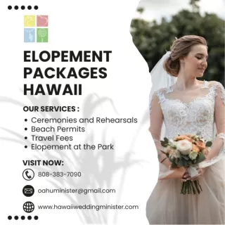 Elopement Packages Hawaii