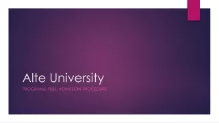 A Guide For Indian Students To Get Admission at Alte University (2)