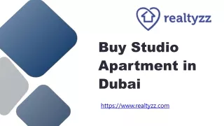 Buy Studio Apartment in Dubai - www.realtyzz.com