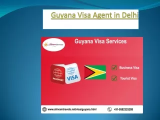 Guyana Visa Agents in Delhi