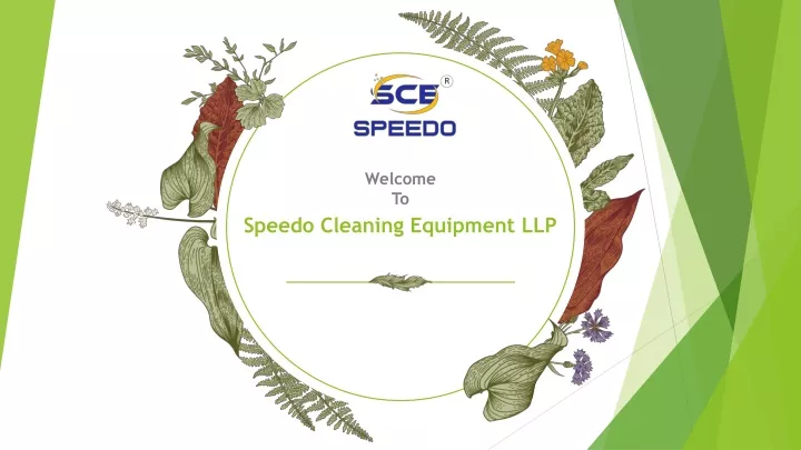 speedo cleaning equipment llp