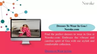 Dresses To Wear In Goa Noroke.com