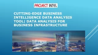 Cutting-Edge Business Intelligence Data Analysis Tool| Data Analysis for Busines