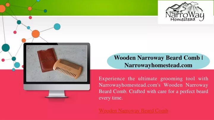 wooden narroway beard comb narrowayhomestead com