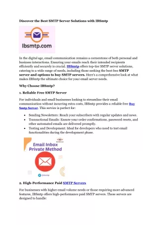 Buy Bulk Smtp