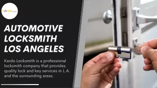 Fast and Reliable Automotive Locksmith Los Angeles Services