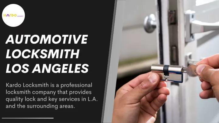 automotive locksmith los angeles