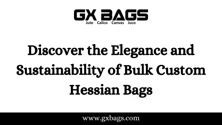 discover the elegance and sustainability of bulk