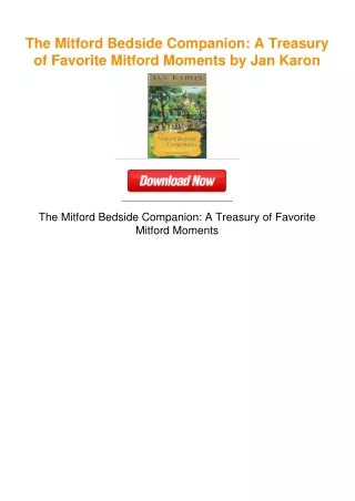 The Mitford Bedside Companion: A Treasury of Favorite Mitford Moments by
