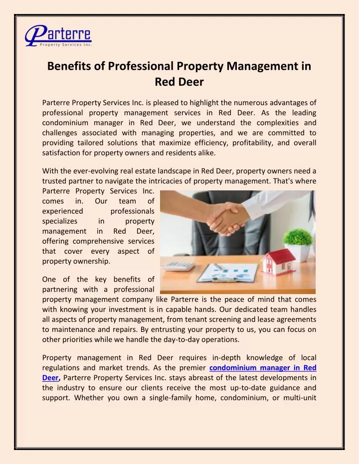 benefits of professional property management