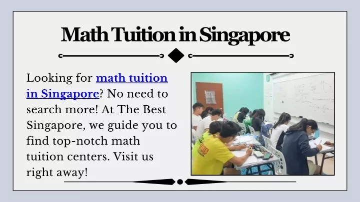 math tuition in singapore