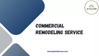 Transform Your Business Space with Commercial Remodeling Service