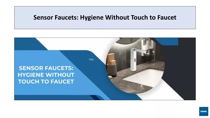 sensor faucets hygiene without touch to faucet