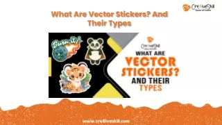 Different Types Of Custom Vector Stickers | Cre8iveSkill