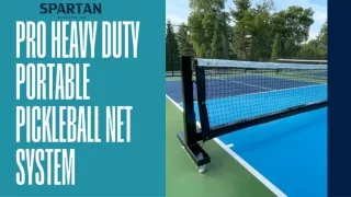 _pro heavy duty portable pickleball net system