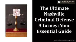 Nashville Criminal Defense