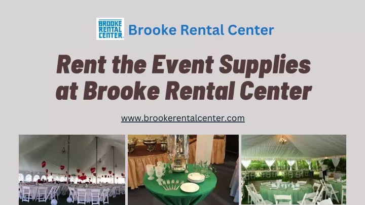 brooke rental center