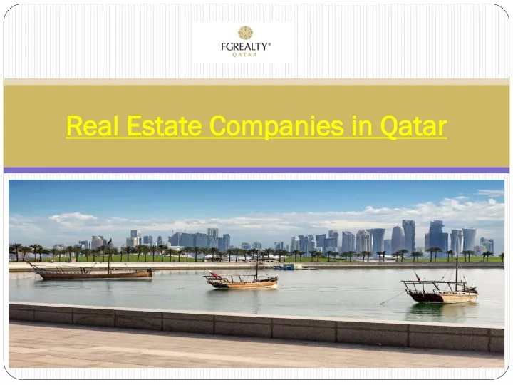 real estate companies in qatar