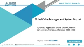 global cable management system market