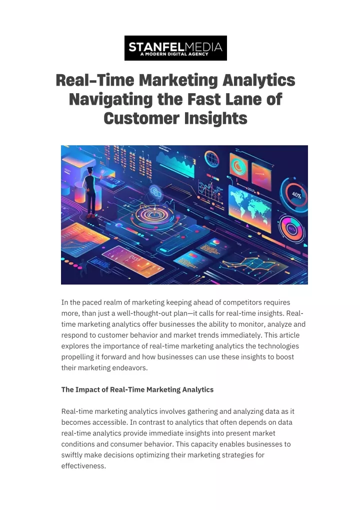 real time marketing analytics navigating the fast